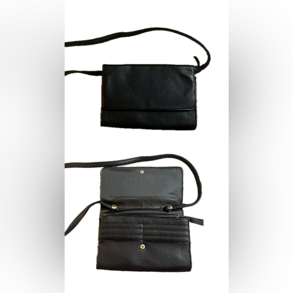 BLACK CROSSBODY - NEW/NEVER USED